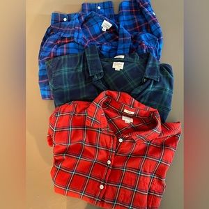 Jcrew boy fit XXL plaid shirt -multiple colors available